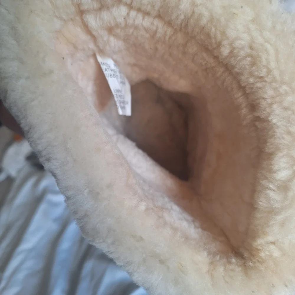 Michael‎ Kors Cream Leather Boots with Fur